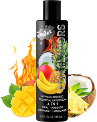 LUBRICANTE WET 4 IN 1 FRUTAS TROPICALES 3 OZ